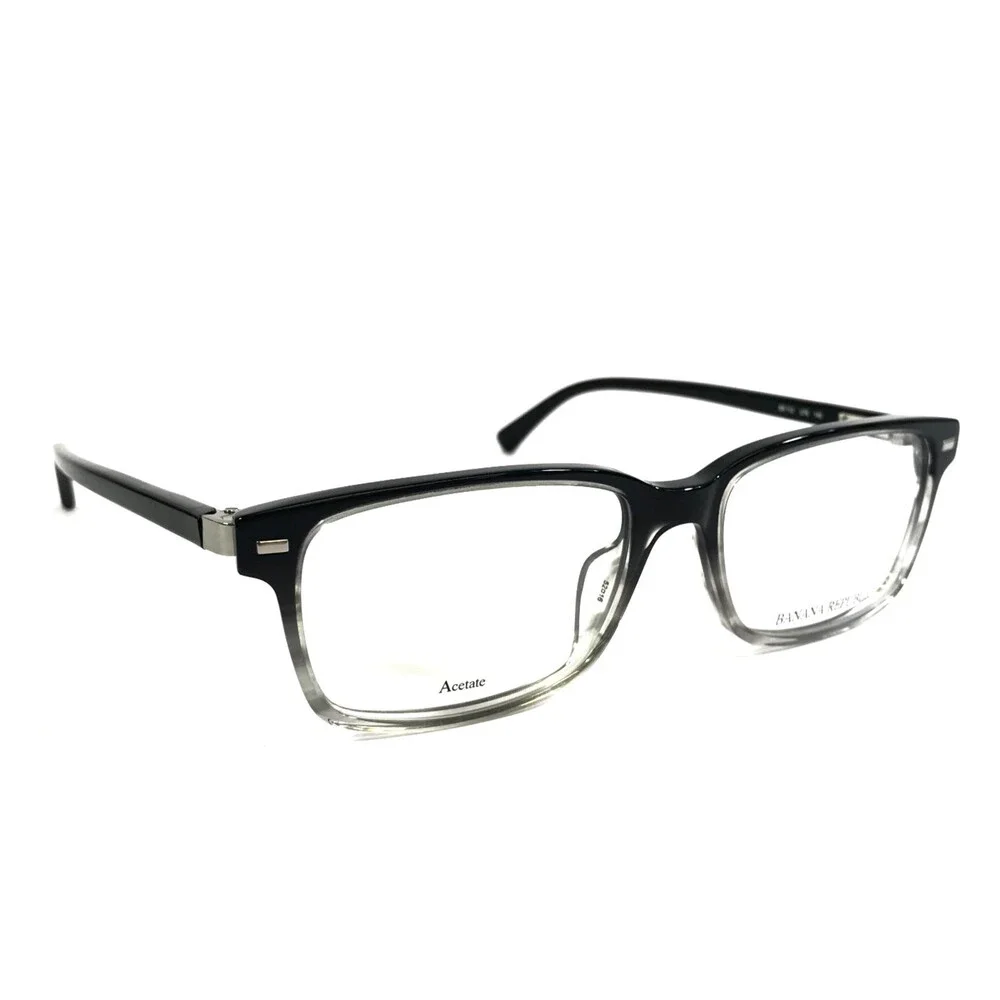 Banana Republic Eyeglasses Frames BR112 U76 Black Gradient Rectangle 52-16-145